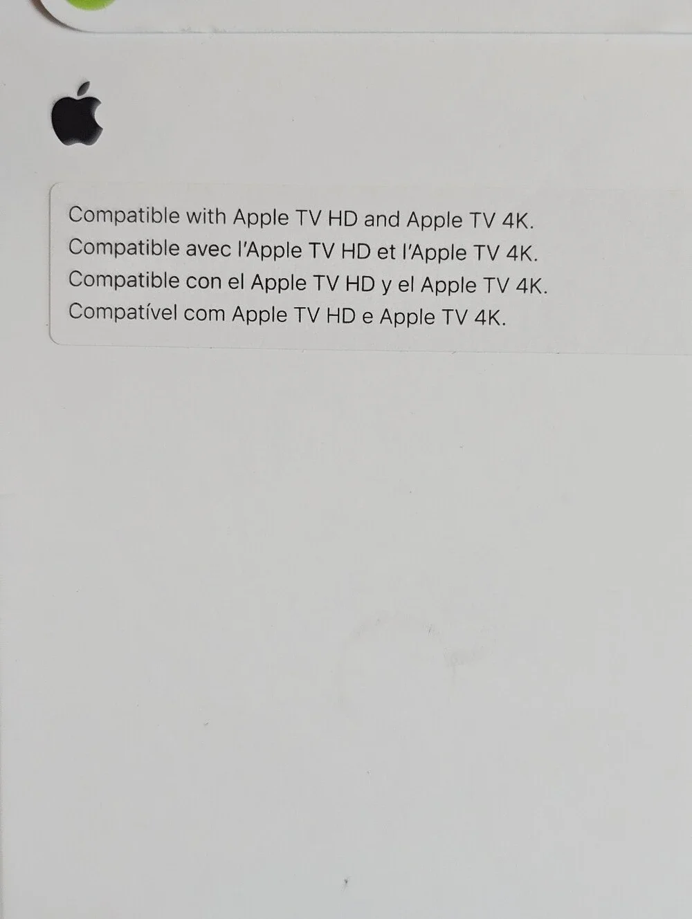 Apple Siri Remote (3rd Generation) USB-C for Apple TV 4K | Open Box Like New